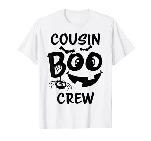 Cousin Boo Crew Halloween für Kinder T-Shirt von Creepy Cousin Club
