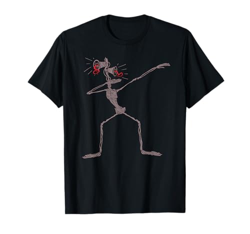 Lustiges Dabbing Sirenenkopf Halloween Meme Kinder Geschenke T-Shirt von Creepy predador Sirenhead horror cryptozoology