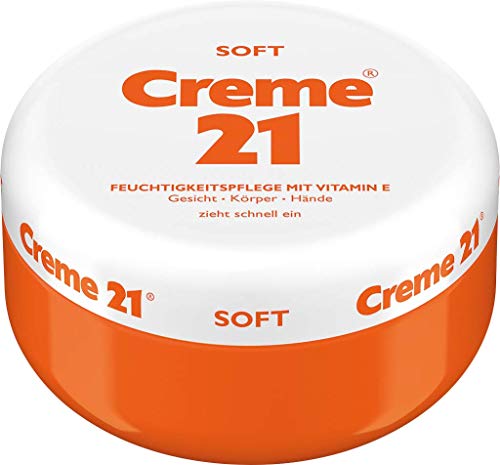 Creme 21 SOFT Creme 250ml Feuchtigkeitspflege mit Vitamin E | Handcreme Gesichtscreme Feuchtigkeitscreme | Veganer geeignet | ohne Mikro-Plastik, Parabene, Silikone, Paraffine Creme 21 SOFT Creme 250ml Feuchtigkeitspflege mit Vitamin E | Handcreme Gesichtscreme Feuchtigkeitscreme | Veganer geeignet | ohne Mikro-Plastik, Parabene, Silikone, Paraffine von Creme 21