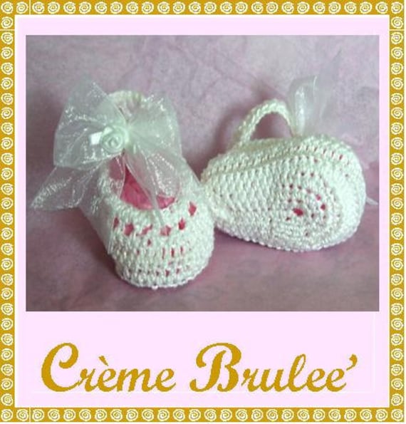 Baby Ballerina Bootie - Neugeborene Oder Frühchen Baby Ballerina Bootie - Neugeborene Oder Frühchen von CremeBruleCollection