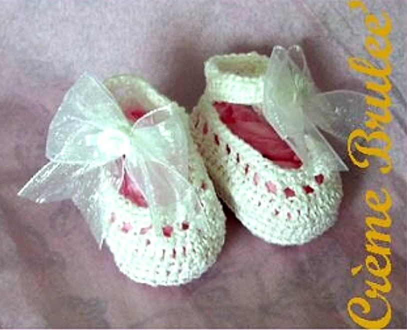 Creme Brulee-Ballerina Bootie in Rosa - 3 Größen Inklusive Preemie Creme Brulee-Ballerina Bootie in Rosa - 3 Größen Inklusive Preemie von CremeBruleCollection