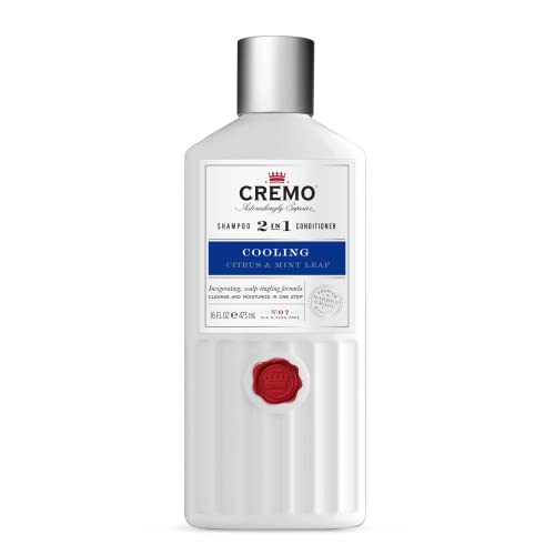 CREMO - Barber Grade 2 in 1 Shampoo & Conditioner For Men | Cooling Citrus & Mint Leaf | 473ml von Cremo