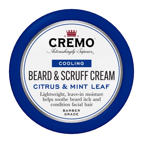 CREMO - Cooling Beard & Scruff Cream For Men | Lightweight Refreshing Beard Cream | 113g von Cremo
