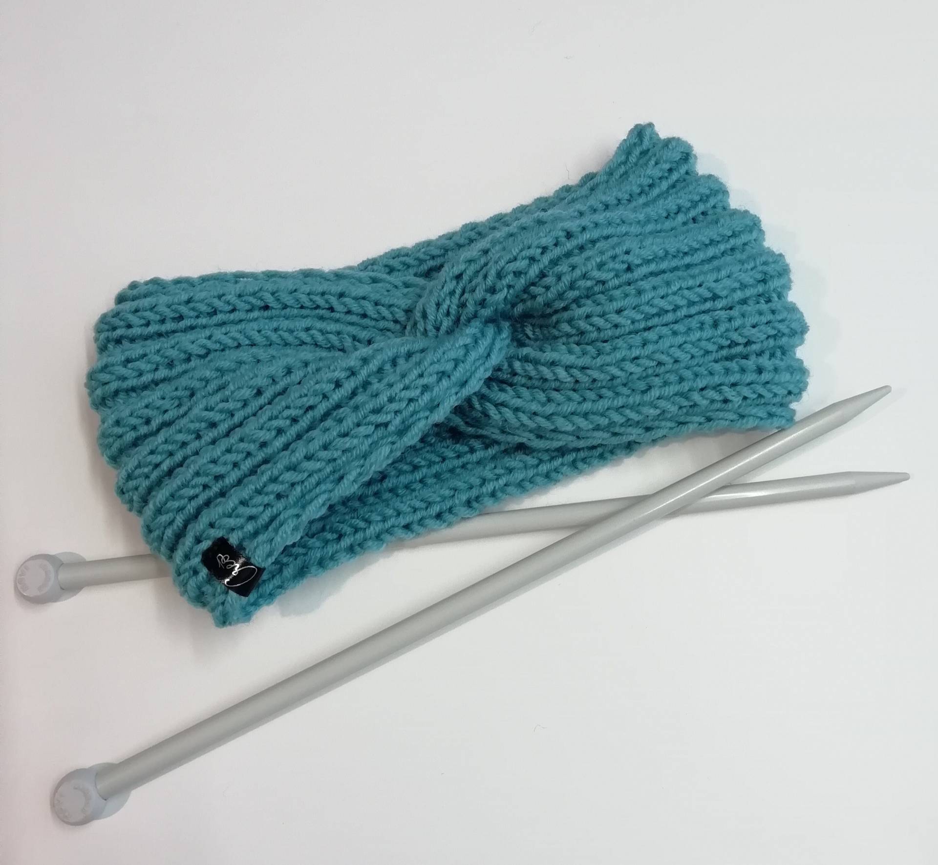 Trendiges Gestricktes Stirnband Im Turban-Stil, Knoten-Stirnband, Ohrwärmer Für Den Winter, Sport Außen, Türkis Stirnband, Altré Trendiges Gestricktes Stirnband Im Turban-Stil, Knoten-Stirnband, Ohrwärmer Für Den Winter, Sport Außen, Türkis Stirnband, Altré von CreoByKristine