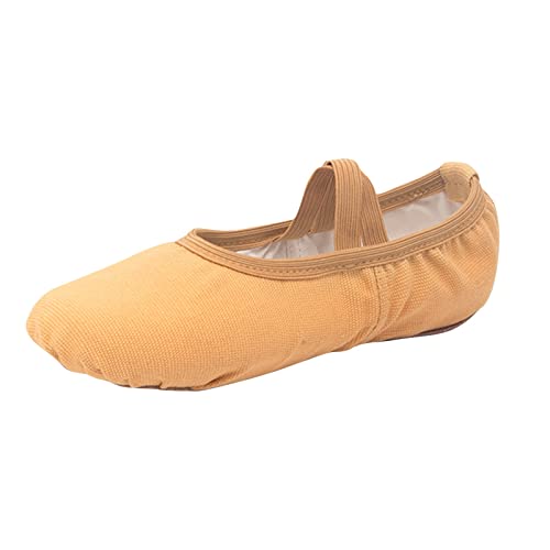 CreoQIJI Bequeme Schuhe Damen Kinderschuhe Tanzschuhe Warm Dance Ballett Performance Indoor Schuhe Yoga Tanzschuhe Mädchen Baby Sneaker (D, 27.5 Little Child) von CreoQIJI