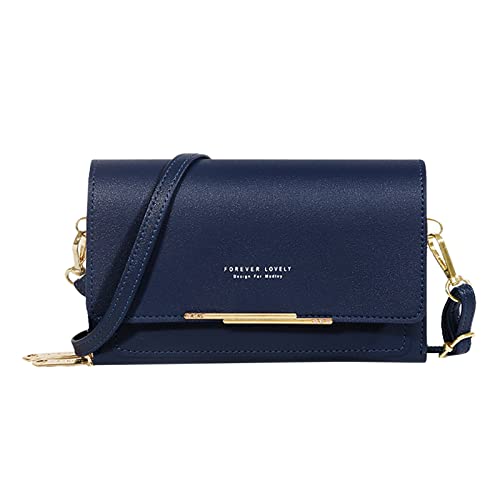 CreoQIJI Herren Taschen Schultertaschen Damen Lässige Umhängetasche mit verstellbarem Riemen Umhängetasche mit sichtbarem Handyfenster Geldbörse Handytasche Taschen Herren Laptop (E, One Size) von CreoQIJI