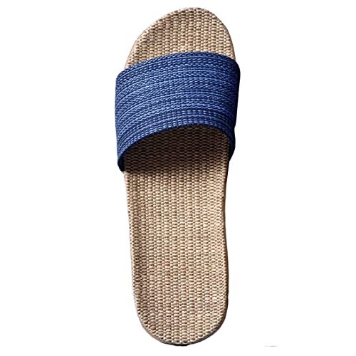 CreoQIJI Home Slippers Men Badeschlappen Herren Pantoffeln Espadrille Elegant Strandsandalen Schlappen Freizeit Sandalen Hausschuhe Rutschfest Bequem Leicht Strandschuhe Schuhe von CreoQIJI