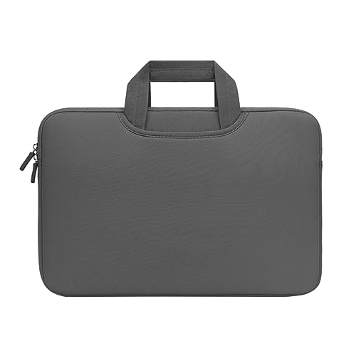 CreoQIJI Taschen Ascher Computer-Innenhülle, einfarbig, mehrere Farben zur Auswahl, tägliche Laptop-Hülle Taschen Organisator Billig (Grey, 11) von CreoQIJI