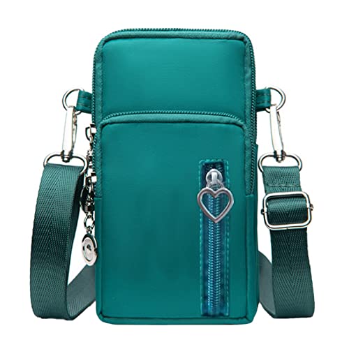 CreoQIJI Taschen Herren Umhänge Brust Mode Druck Frauen Schulter Handtasche Reißverschluss Umhängetasche Handytasche Geflochtene Taschen Damen (GN1, One Size) von CreoQIJI