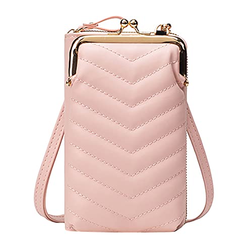 CreoQIJI Taschen Set Damen Koreanische Version einer kleinen Schultertasche, Modetrend, Umhängetasche, Art, Damen-Touchscreen-Handytasche Taschen O Bag (RD2, One Size) von CreoQIJI