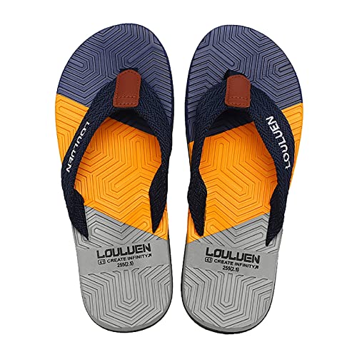 CreoQIJI Zehentrenner Herren 45 Badesandalen Flat Sandals For Women Flip Flops Sommer Outdoor Strand Sandalen Zehenstegpantolette Duschlatschen Klassischer String Leichte Dusche, Schwimmen von CreoQIJI