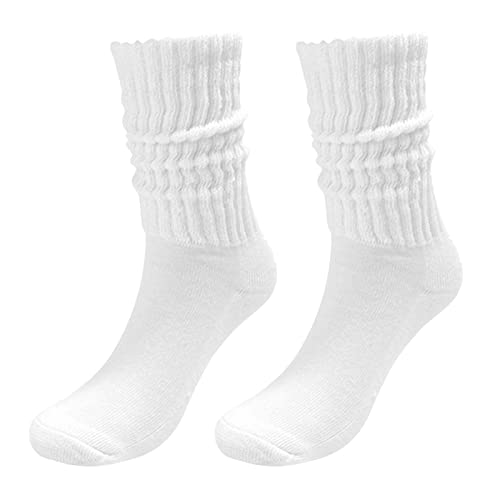 Herren Business Tennissocken Schwarz 39-42 Socken Einfarbige Crew-Socken Bunte, leichte Sportsocken aus Baumwolle Strumpfhosen Damen Schwarz Männer Strümpfe Schwarz (White, One Size) von CreoQIJI