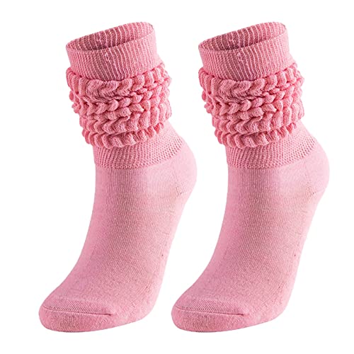 Herren Business Tennissocken Schwarz 39-42 Socken Einfarbige Crew-Socken Bunte, leichte Sportsocken aus Baumwolle Strumpfhosen Damen Schwarz Männer Strümpfe Schwarz (Z1215-1-Pink, One Size) von CreoQIJI