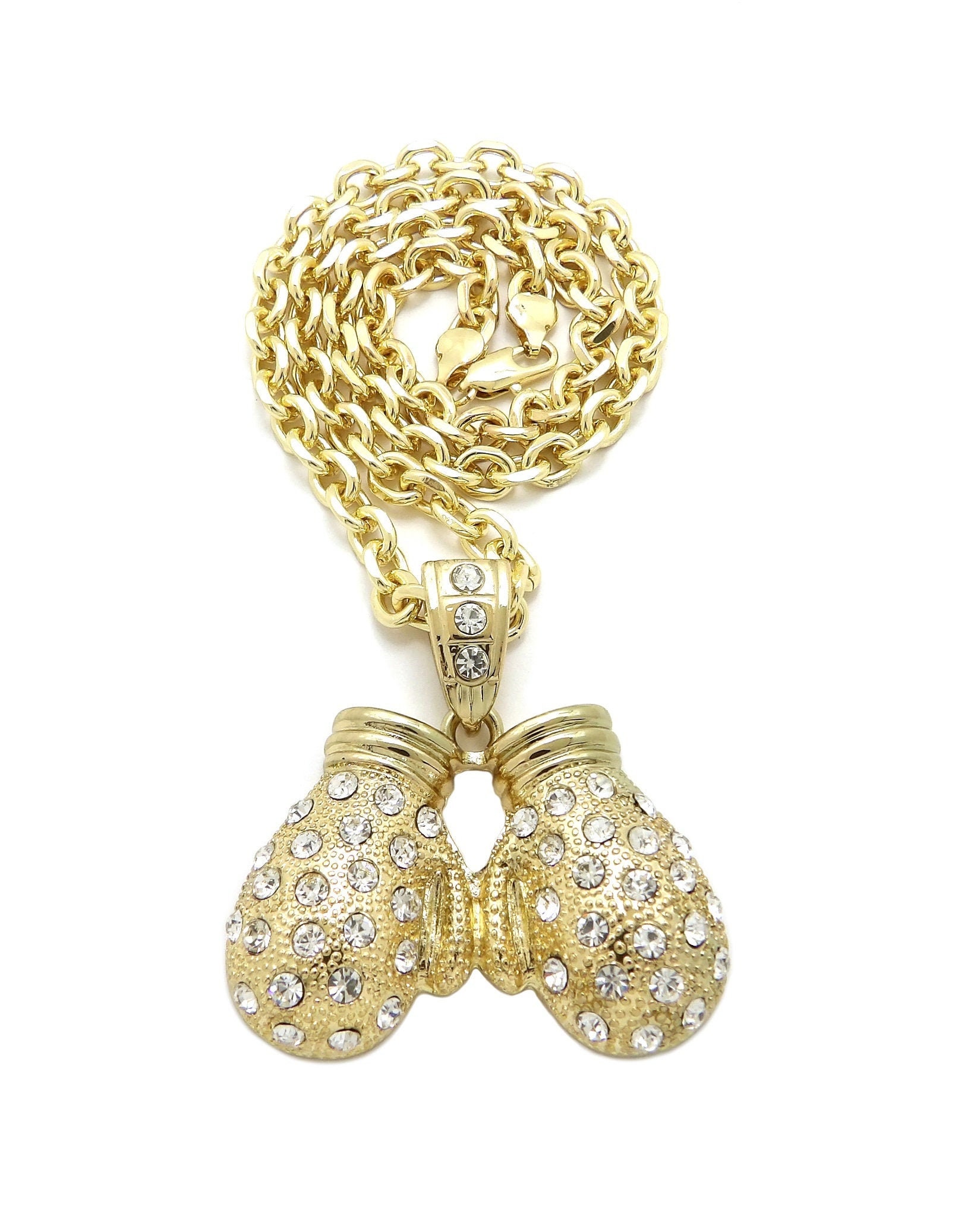 "Neue Iced Out Boxhandschuh Anhänger 7 Mm/18 ", 20 24" Gliederkette Hip Hop Fashion Halsketten." "Neue Iced Out Boxhandschuh Anhänger 7 Mm/18 ", 20 24" Gliederkette Hip Hop Fashion Halsketten." von CrescendoSJ
