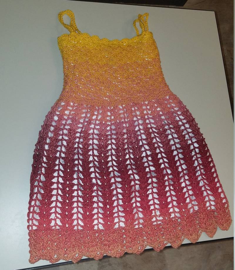 Sommerliches Twirls Kleid Sommerliches Twirls Kleid von CrescentMoonCroKnit