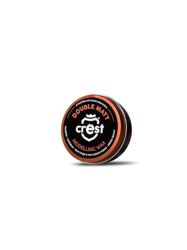 Crest - Double Matt - Haarwachs für Herren - Professionell - starker Halt - duftend - Made in Italy - 100 ml von Crest