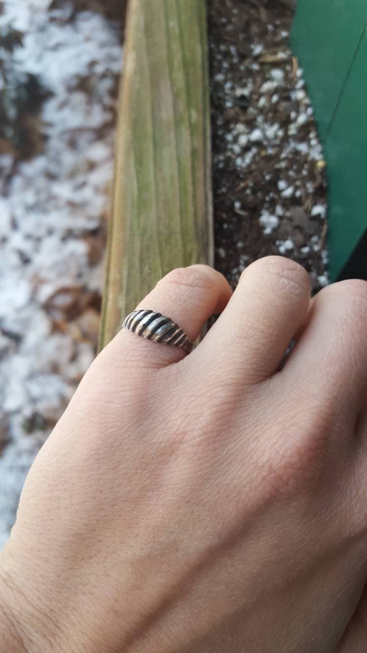 Vintage Silberband Vintage Silberband von CrestfallenSilver