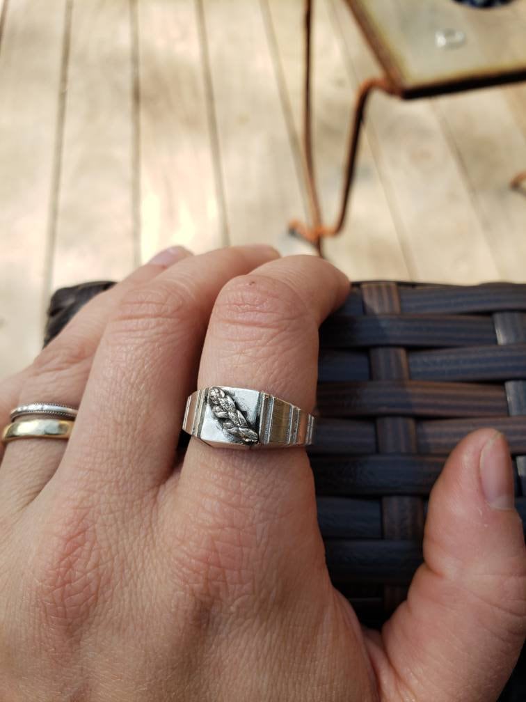 Zypressen Signet Ring Zypressen Signet Ring von CrestfallenSilver