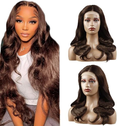 30 inch Echthaar Perücke Schwarz Frauen 4x1 Transparente Spitze vorne 150% Dichte Body Wave Wig Brazilian Virgin Human Hair Wig #4 Brown Lace Front Wig Human Hair 30 inch Echthaar Perücke Schwarz Frauen 4x1 Transparente Spitze vorne 150% Dichte Body Wave Wig Brazilian Virgin Human Hair Wig #4 Brown Lace Front Wig Human Hair von Creuost