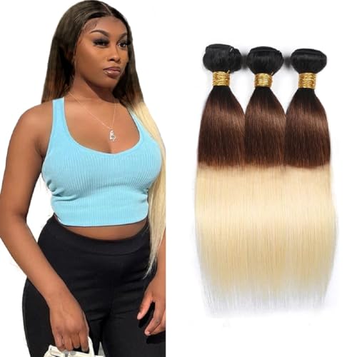 Creuost Straight Bundles Human Hair Extensions Echthaar haarspangen damen Menschliches Haar Brazilian Virgin Hair Weave Double Weft 1b/4/613 Ombre Blonde 3 Bundles Total 300g 12 14 16 Zoll Creuost Straight Bundles Human Hair Extensions Echthaar haarspangen damen Menschliches Haar Brazilian Virgin Hair Weave Double Weft 1b/4/613 Ombre Blonde 3 Bundles Total 300g 12 14 16 Zoll von Creuost