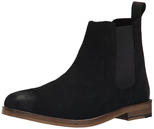 Crevo Denham Chelsea Boot für Herren, Schwarzes Wildleder, 43 EU von Crevo
