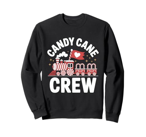 Zuckerstange Crew Peppermint Zug Männer Frauen Kinder Familie Sweatshirt Zuckerstange Crew Peppermint Zug Männer Frauen Kinder Familie Sweatshirt von Crew Candy Cane Christmas Tees