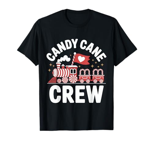 Zuckerstange Crew Peppermint Zug Männer Frauen Kinder Familie T-Shirt Zuckerstange Crew Peppermint Zug Männer Frauen Kinder Familie T-Shirt von Crew Candy Cane Christmas Tees