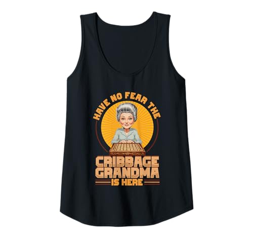 Damen Cribbage Grandma Tank Top Damen Cribbage Grandma Tank Top von Cribbage Karten-Brettspiel