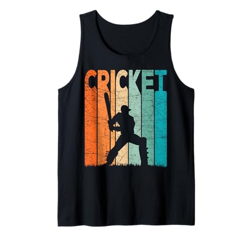 Herren Cricketspieler Vintage Cricketspieler Retro Cricketspieler Tank Top Herren Cricketspieler Vintage Cricketspieler Retro Cricketspieler Tank Top von Cricket Player Vintage Cricketer Designs.