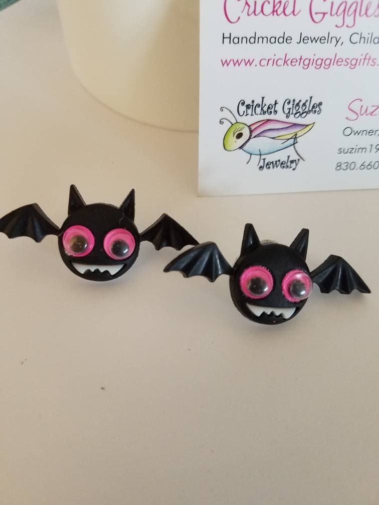 Dumme Halloween Gesichter Große Ohrstecker von CricketGigglesGifts