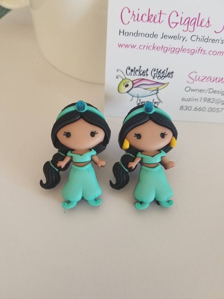 Jasmine & Friends Ohrstecker von CricketGigglesGifts