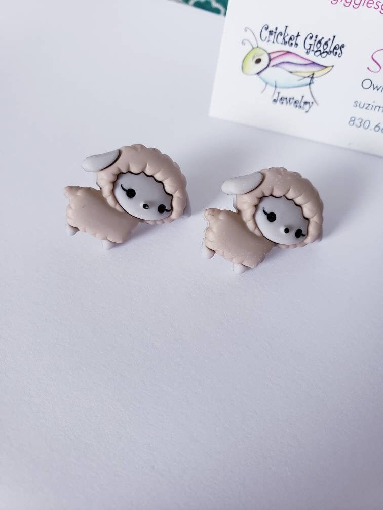 Nette Knopf-Ohrstecker Zu Ostern von CricketGigglesGifts