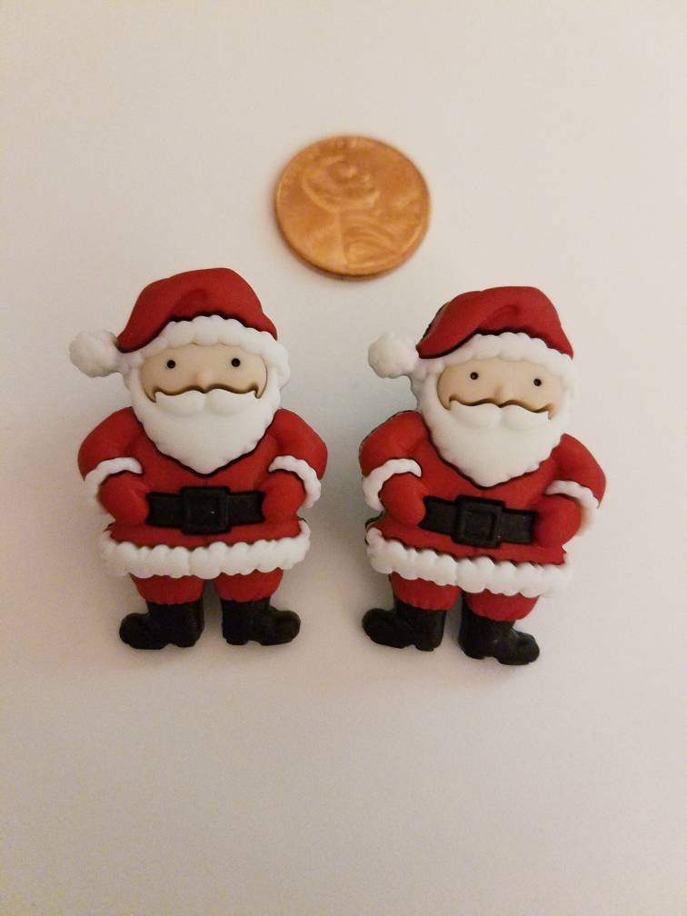 Santa & Friends Große Ohrringe von CricketGigglesGifts