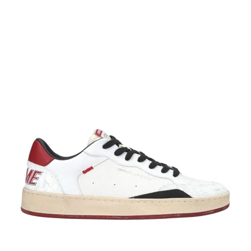 Crime 15200AA7.10 CHELSEA Bianco Nero Rosso Bianco Nero Rosso/41 von Crime London