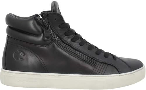 Crime London, High Top Double Zip, Sneaker Mid Leder, Mode Fashion, Schwarz , 44 EU Crime London, High Top Double Zip, Sneaker Mid Leder, Mode Fashion, Schwarz , 44 EU von Crime London