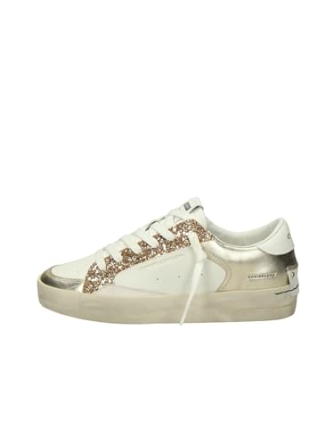 Crime london Sneakers Donna Bianco/Oro Sk8 Deluxe27107pp6 von Crime London