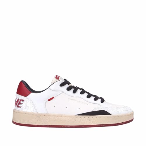 Crime 15200AA7.10 CHELSEA Bianco Nero Rosso Bianco Nero Rosso/42 von Crime London