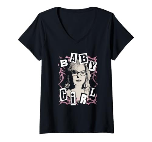Damen Criminal Minds Penelope Baby Girl Punk TV Show T-Shirt mit V-Ausschnitt Damen Criminal Minds Penelope Baby Girl Punk TV Show T-Shirt mit V-Ausschnitt von Criminal Minds