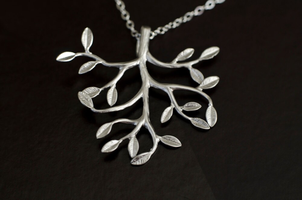 Silber Baum Halskette Silber Baum Halskette von CrinaJewelleryDesign