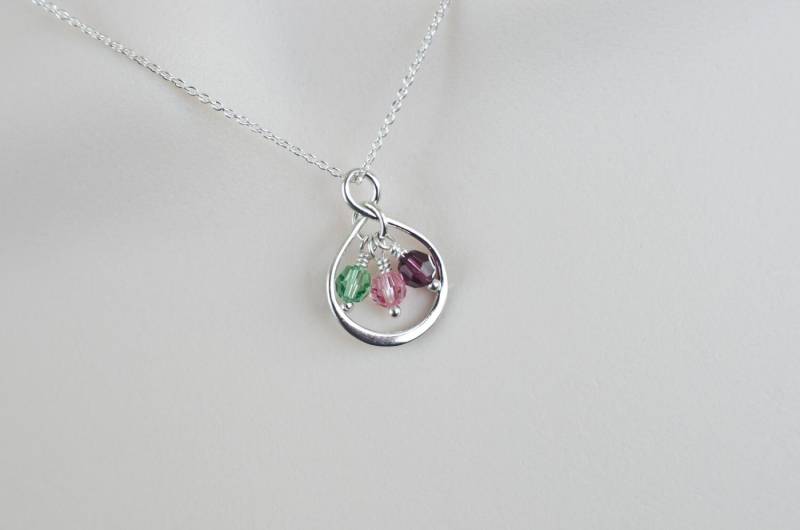 Unendlich, Unendlich Birthstone Halskette, Swarovski Geburtsstein Kette, Personalisiertes Geschenk Mutter Großmutter Halskette Unendlich, Unendlich Birthstone Halskette, Swarovski Geburtsstein Kette, Personalisiertes Geschenk Mutter Großmutter Halskette von CrinaJewelleryDesign