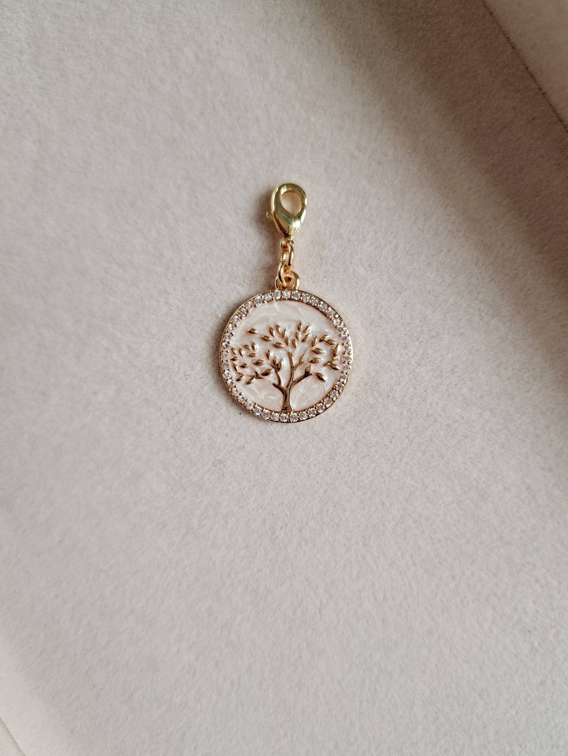 Baum Des Lebens Anhänger 18K Gold Filled, Für Paperclip Halskette von CristinaArnoldJoyas