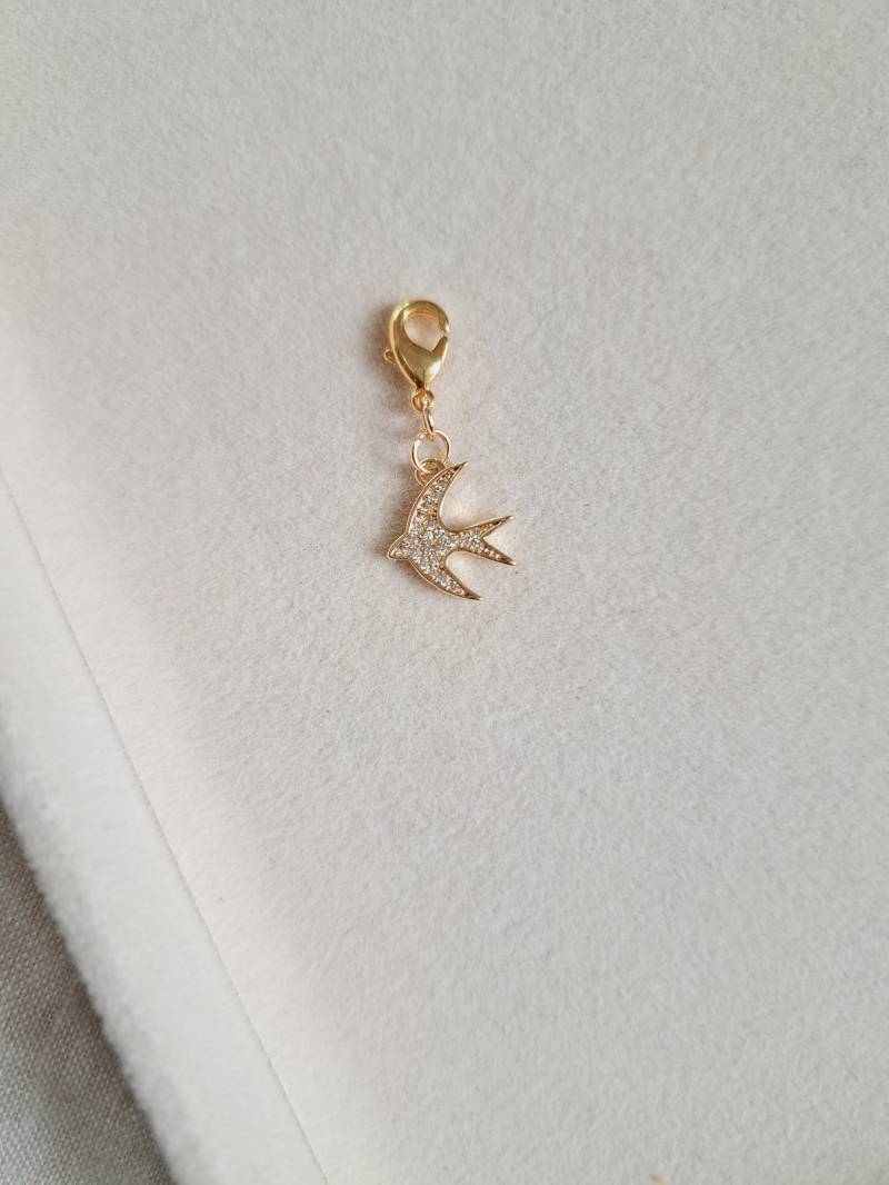 Wechselanhänger - Vogel Anhänger 24K Gold Filled Wechselanhänger - Vogel Anhänger 24K Gold Filled von CristinaArnoldJoyas