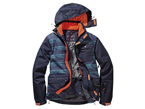 Crivit Sports Herren Snowboardjacke Skijacke Schneejacke Winterjacke Bionic Finish ECO (48, Navy Blau) von Crivit Sports