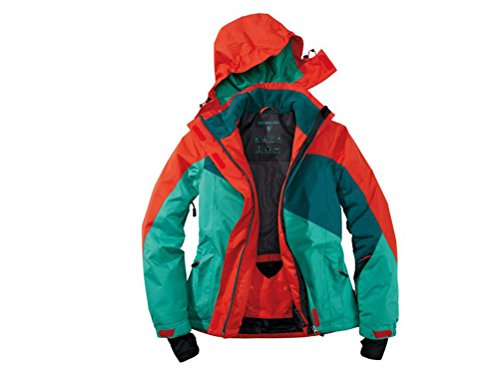 Damen Skijacke Snowboardjacke Grösse 42 grün rot Damen Skijacke Snowboardjacke Grösse 42 grün rot von Crivit Sports