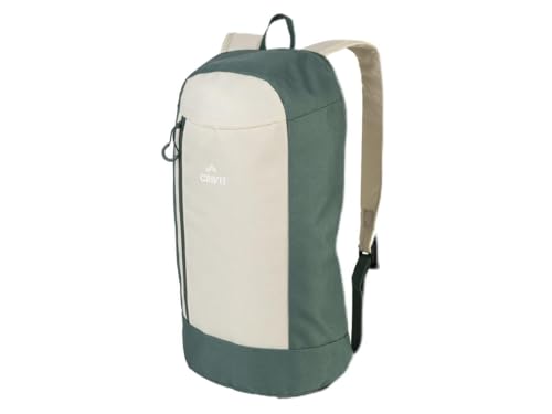 Crivit Basic Mini Rucksack ca. 10 Liter für Kinder, Jugendliche & Erwachsene; vielseitige Tasche für Ausflug uvm. (Green/Creme) von Crivit