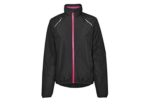 Crivit Damen Fahrrad Regenjacke Wasserdicht Atmungsaktiv Outdoor Sport Schwarz L 44-46 von Crivit