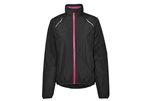 Crivit Damen Fahrrad Regenjacke Wasserdicht Atmungsaktiv Outdoor Sport Schwarz M 40-42 von Crivit