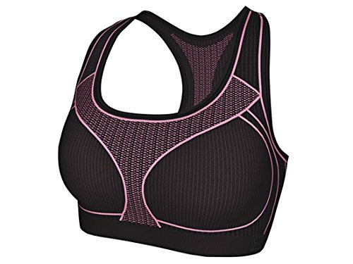 Crivit Damen Fitness-Seamless-Sport-Bustier High Level Fitness Schwarz S 36-38 von Crivit