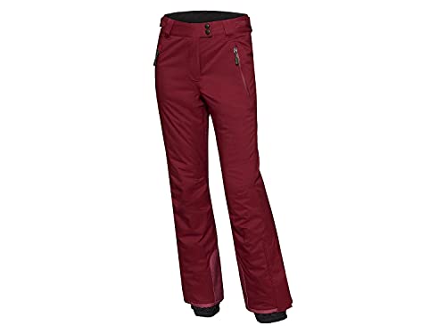 Crivit Damen Skihose mit Ortungssystem Wasserdicht 10.000mm Wassersäule Weinrot 42 von Crivit
