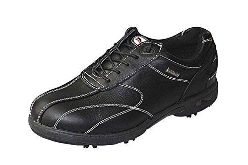 CrivitSports® Damen Golfschuhe - hochwertiges Napaleder - (41, Schwarz) von Crivit